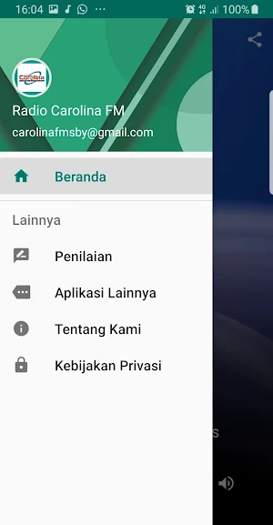 Radio Carolina FM Surabaya Screenshot 2