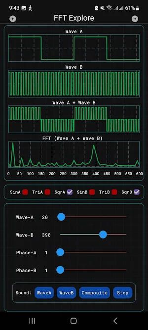 FFT- Explore & Audio Screenshot 2