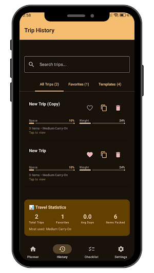 TravelPacker Screenshot 2