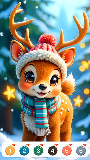 Christmas Color by Numbers Screenshot 3