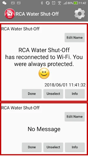 RCA Water Shut-Off Screenshot 2