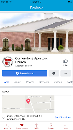 Cornerstone Apostolic Church Screenshot 1