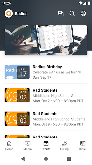 Radius Church St Pete Screenshot 2