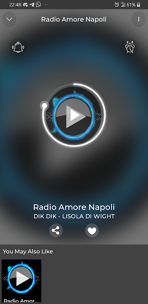 US Radio Amore Napoli App Onli Screenshot 0