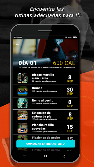 Iveis Rancagua, Aliado en entrenamiento/nutrición. Screenshot 3