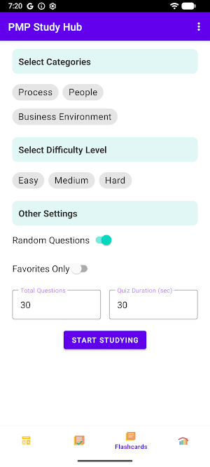 PMP Study Hub Screenshot 0