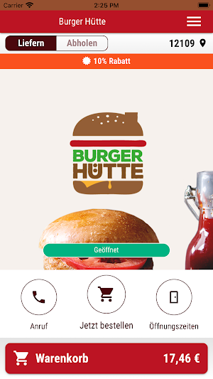 Burger Hütte Screenshot 0