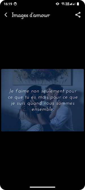 Messages et Images d'Amour Screenshot 2
