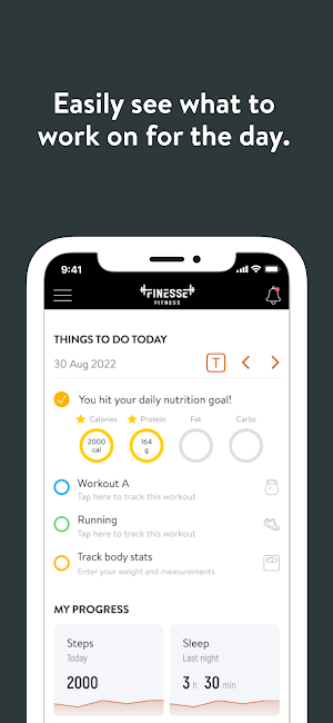 FINESSE FITNESS Screenshot 3