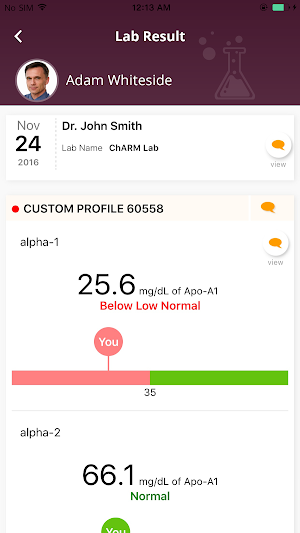 Be Well PHR Screenshot 3