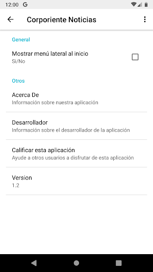 Corporiente Noticias Screenshot 3