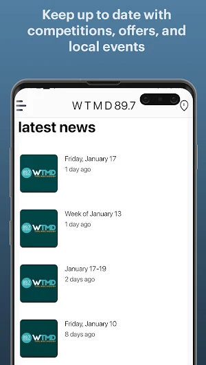 WTMD 89.7 Screenshot 2