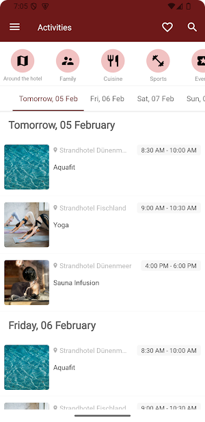 Strandhotel Dünenmeer Screenshot 1