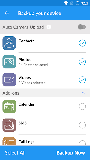 IDrive Online Backup Screenshot 1