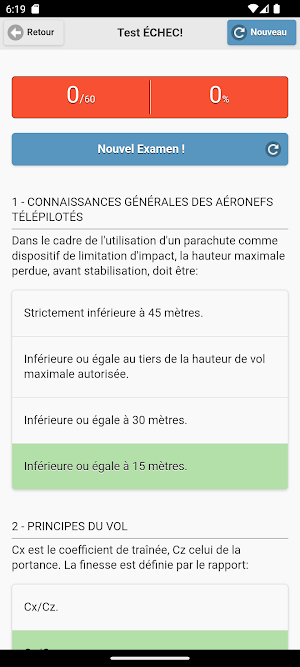 Quiz Drone Français Screenshot 3