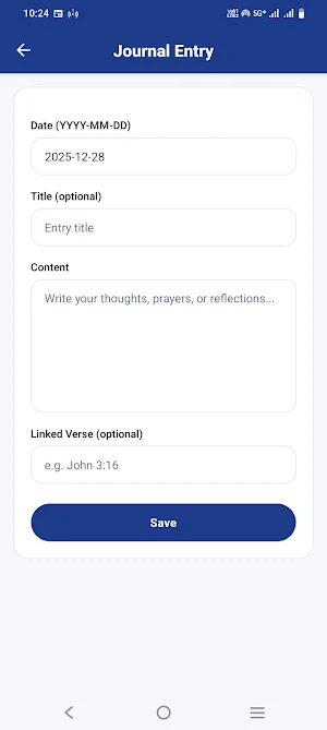 Bible App: Daily Verse Journal Screenshot 3