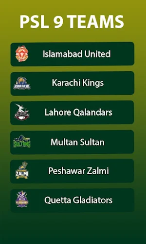 PSL 2024 Schedule & Fixture Screenshot 0