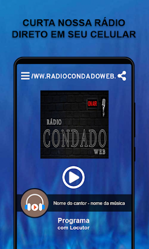 www.radiocondadoweb.com.br Screenshot 0