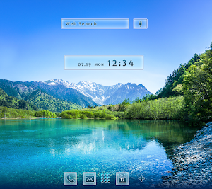 Kamikochi's Taisho Pond Theme Screenshot 0