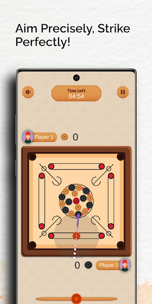 Carrom board : Disc game Screenshot 3