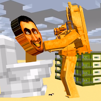 Golden Titan Clockman mod mcpe