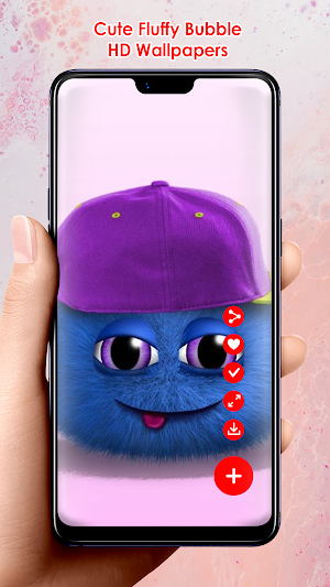 Cute Fluffy Bubble Wallpapers Screenshot 0