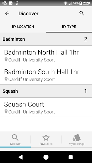 Cardiff Uni Sport Screenshot 3