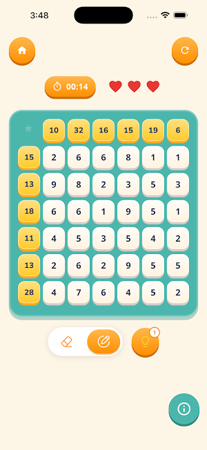 Numbers Sum: Brain Puzzle Screenshot 3