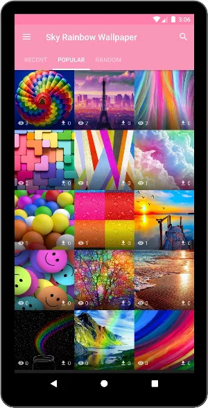 Sky Rainbow Wallpaper Screenshot 1