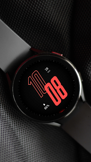 Minimal 74 Watch Face Screenshot 3