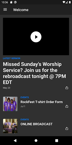 Little Rock Baptist Church Screenshot 0