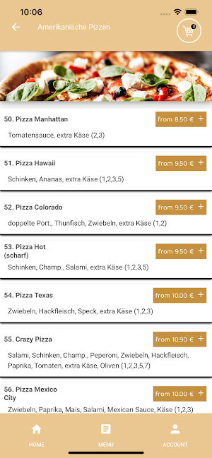 Crazy Pizza Köln Screenshot 2