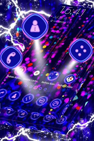 Neon Launcher Theme screenshot 3