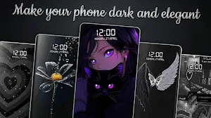 Black Wallpapers Live 4K Screenshot 1