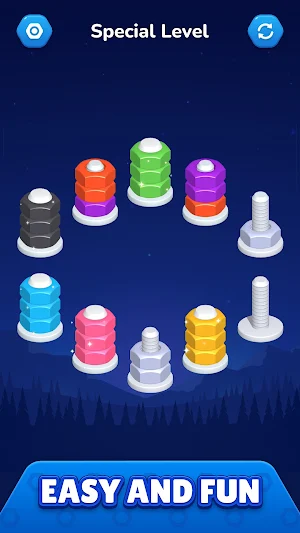 Nut Sort - Color Sort Puzzle Screenshot 3