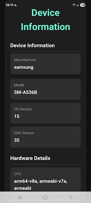 Device Check Screenshot 0