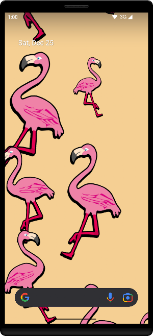 Flamingos Live Wallpaper Screenshot 2