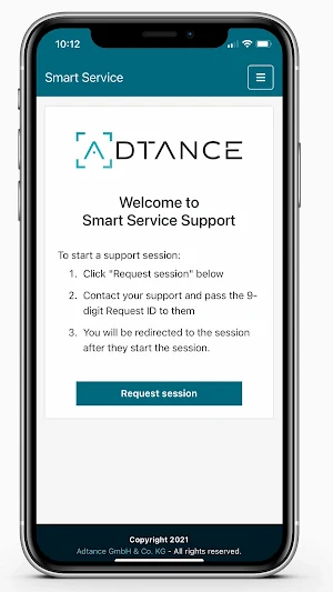 ADTANCE Smart Service Screenshot 1