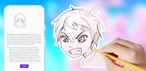 How to draw anime step by step offline screenshot 8