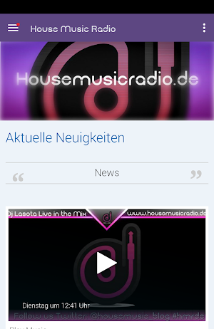 House Music Radio Screenshot 0