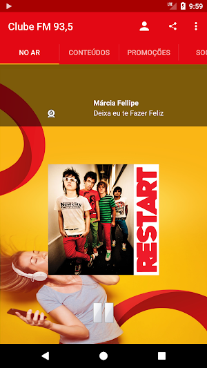 Clube FM 93,5 Screenshot 1