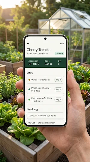 Garden Pro: Plant Care Log Screenshot 1