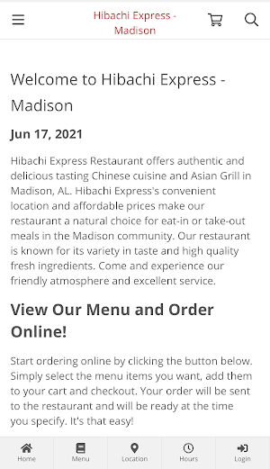 Hibachi Express - Madison Screenshot 0