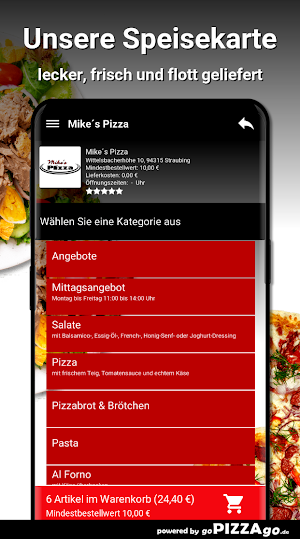 Mike´s Pizza Straubing Screenshot 3