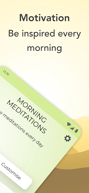 Morning meditation: daily inspiration & confidence Screenshot 1