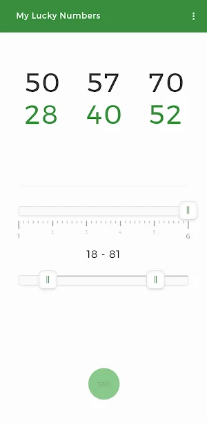 My Lucky Numbers Screenshot 2