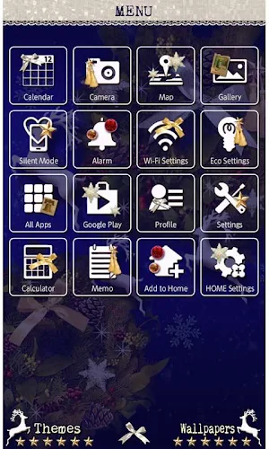 Christmas Silver Silent Night Screenshot 2