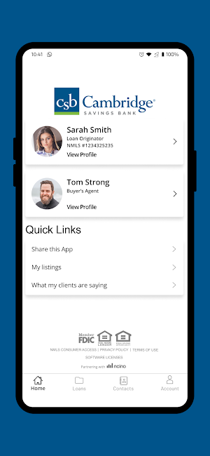 Cambridge Savings Bank Mtg Screenshot 0