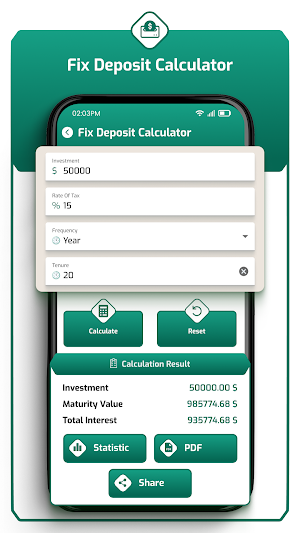 Loan Emi Calculator Screenshot 1