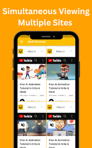 Multi Web Browser - Multi View Screenshot 1